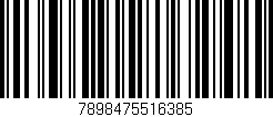 Código de barras (EAN, GTIN, SKU, ISBN): '7898475516385'