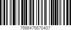 Código de barras (EAN, GTIN, SKU, ISBN): '7898475670407'