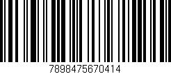 Código de barras (EAN, GTIN, SKU, ISBN): '7898475670414'