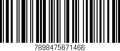 Código de barras (EAN, GTIN, SKU, ISBN): '7898475671466'