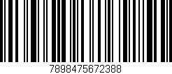 Código de barras (EAN, GTIN, SKU, ISBN): '7898475672388'