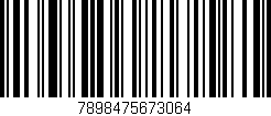Código de barras (EAN, GTIN, SKU, ISBN): '7898475673064'