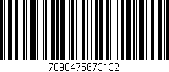 Código de barras (EAN, GTIN, SKU, ISBN): '7898475673132'
