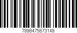 Código de barras (EAN, GTIN, SKU, ISBN): '7898475673149'