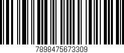 Código de barras (EAN, GTIN, SKU, ISBN): '7898475673309'