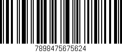 Código de barras (EAN, GTIN, SKU, ISBN): '7898475675624'
