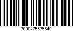 Código de barras (EAN, GTIN, SKU, ISBN): '7898475675648'
