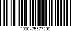 Código de barras (EAN, GTIN, SKU, ISBN): '7898475677239'
