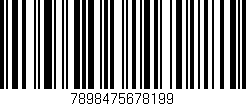 Código de barras (EAN, GTIN, SKU, ISBN): '7898475678199'
