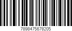 Código de barras (EAN, GTIN, SKU, ISBN): '7898475678205'