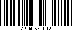 Código de barras (EAN, GTIN, SKU, ISBN): '7898475678212'