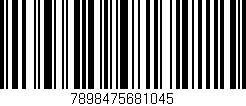Código de barras (EAN, GTIN, SKU, ISBN): '7898475681045'