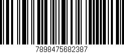 Código de barras (EAN, GTIN, SKU, ISBN): '7898475682387'