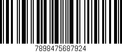 Código de barras (EAN, GTIN, SKU, ISBN): '7898475687924'