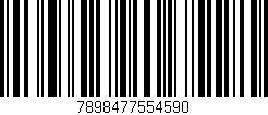 Código de barras (EAN, GTIN, SKU, ISBN): '7898477554590'