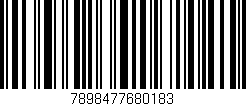 Código de barras (EAN, GTIN, SKU, ISBN): '7898477680183'