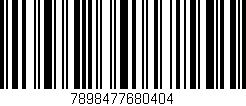 Código de barras (EAN, GTIN, SKU, ISBN): '7898477680404'