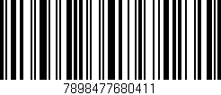 Código de barras (EAN, GTIN, SKU, ISBN): '7898477680411'