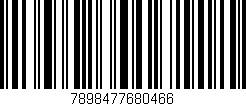 Código de barras (EAN, GTIN, SKU, ISBN): '7898477680466'