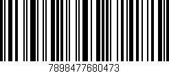Código de barras (EAN, GTIN, SKU, ISBN): '7898477680473'