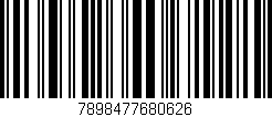Código de barras (EAN, GTIN, SKU, ISBN): '7898477680626'