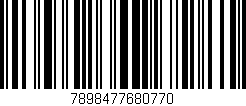 Código de barras (EAN, GTIN, SKU, ISBN): '7898477680770'