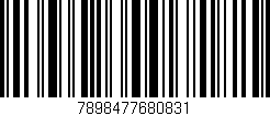 Código de barras (EAN, GTIN, SKU, ISBN): '7898477680831'