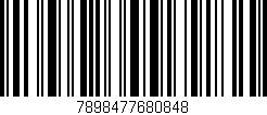 Código de barras (EAN, GTIN, SKU, ISBN): '7898477680848'
