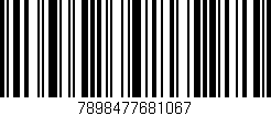 Código de barras (EAN, GTIN, SKU, ISBN): '7898477681067'