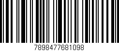 Código de barras (EAN, GTIN, SKU, ISBN): '7898477681098'