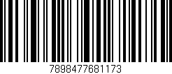 Código de barras (EAN, GTIN, SKU, ISBN): '7898477681173'