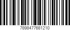 Código de barras (EAN, GTIN, SKU, ISBN): '7898477681210'