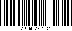Código de barras (EAN, GTIN, SKU, ISBN): '7898477681241'