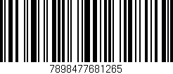 Código de barras (EAN, GTIN, SKU, ISBN): '7898477681265'