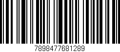 Código de barras (EAN, GTIN, SKU, ISBN): '7898477681289'