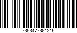 Código de barras (EAN, GTIN, SKU, ISBN): '7898477681319'