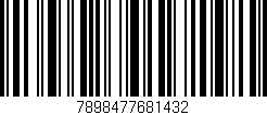 Código de barras (EAN, GTIN, SKU, ISBN): '7898477681432'