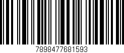 Código de barras (EAN, GTIN, SKU, ISBN): '7898477681593'