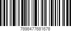 Código de barras (EAN, GTIN, SKU, ISBN): '7898477681678'