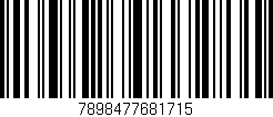 Código de barras (EAN, GTIN, SKU, ISBN): '7898477681715'