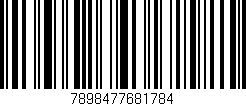 Código de barras (EAN, GTIN, SKU, ISBN): '7898477681784'