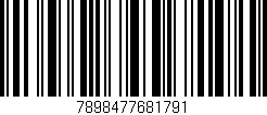Código de barras (EAN, GTIN, SKU, ISBN): '7898477681791'
