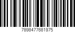 Código de barras (EAN, GTIN, SKU, ISBN): '7898477681975'