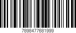 Código de barras (EAN, GTIN, SKU, ISBN): '7898477681999'