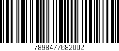 Código de barras (EAN, GTIN, SKU, ISBN): '7898477682002'