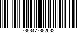 Código de barras (EAN, GTIN, SKU, ISBN): '7898477682033'