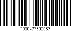 Código de barras (EAN, GTIN, SKU, ISBN): '7898477682057'