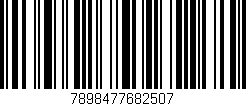 Código de barras (EAN, GTIN, SKU, ISBN): '7898477682507'
