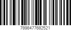 Código de barras (EAN, GTIN, SKU, ISBN): '7898477682521'