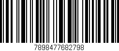 Código de barras (EAN, GTIN, SKU, ISBN): '7898477682798'